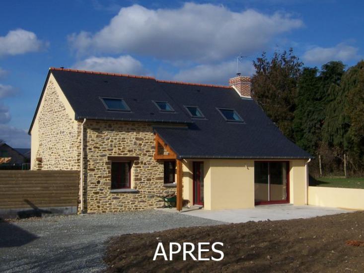 rénovation et agrandissement d'une maison en campagne