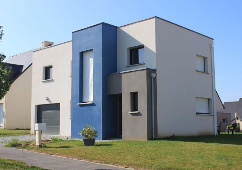 maison cubes couleurs par GEB